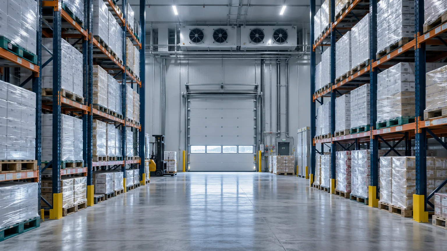 Illustrative temperature-controlled warehouse
