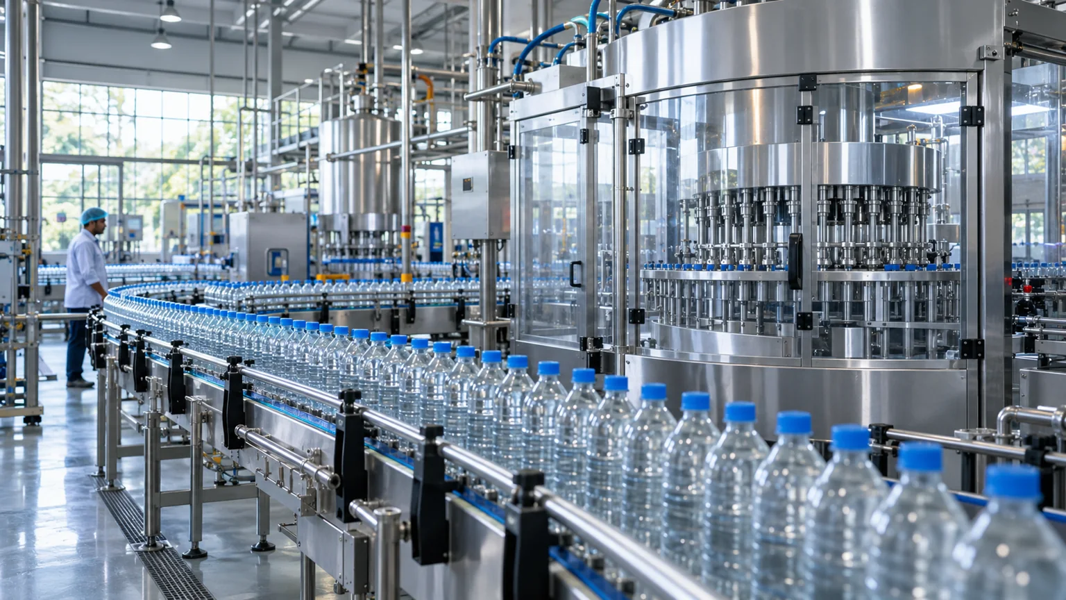 Illustrative food and beverage processing facility
