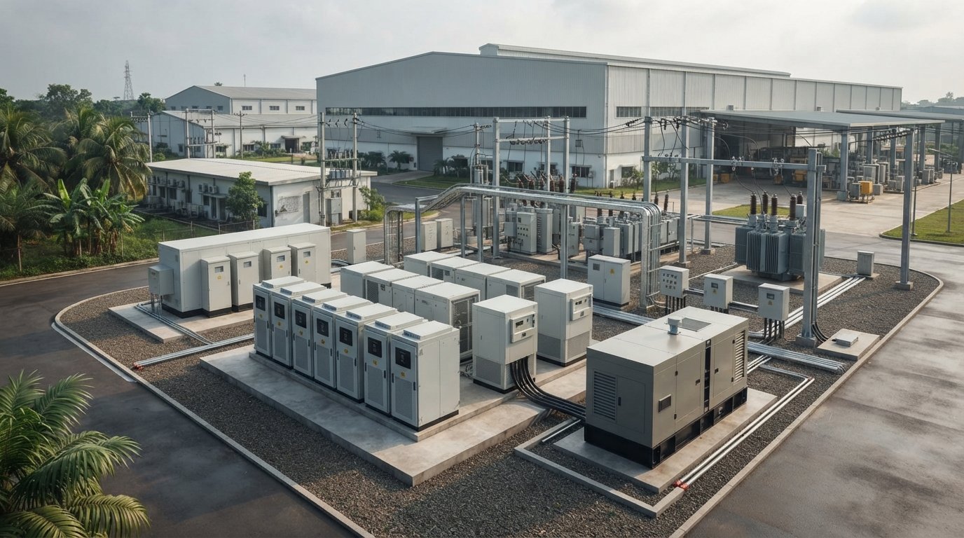 Illustrative for Industrial Backup Power